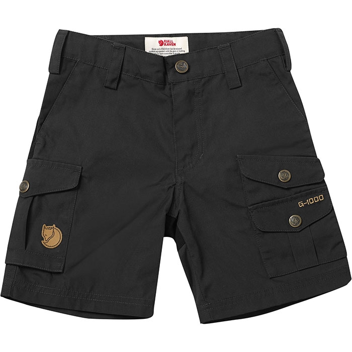 Fjällräven Kids Vidda Shorts-dark grey-128 - Herretøj