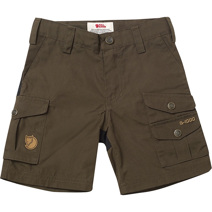 Fjällräven Kids Vidda Shorts-dark olive-140 - Herretøj