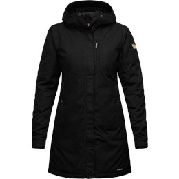 Fjällräven Kiruna Padded Parka Dame L Sort Fiberjakker