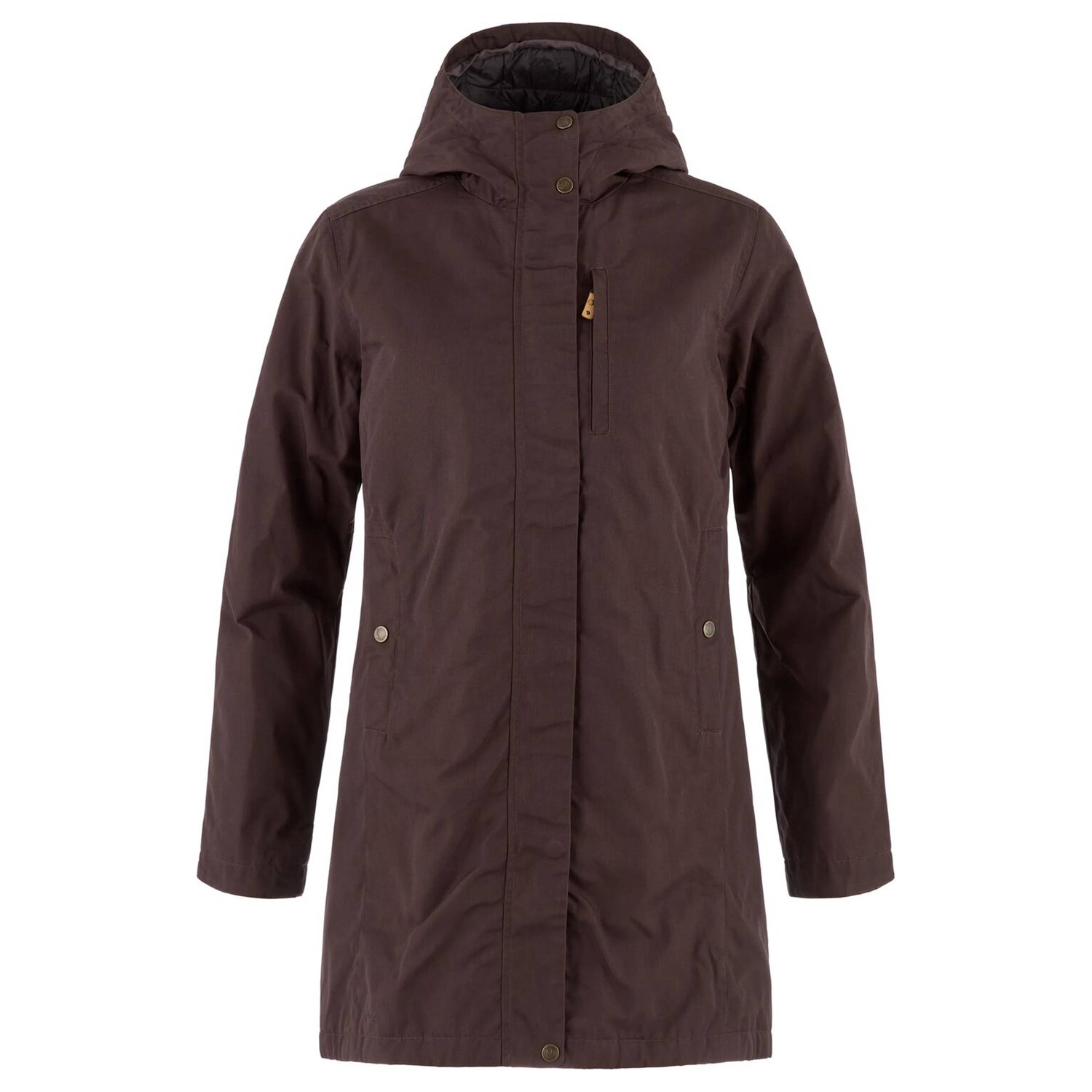Fjällräven Kiruna Padded Parka Dame XS Brun Fiberjakker