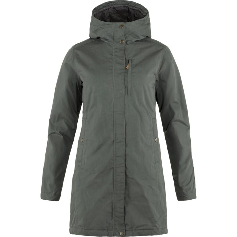 Fjällräven Kiruna Padded Parka Dame XS Grå/Brun Fiberjakker