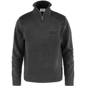 Fjällräven Koster Sweater uldtrøje-dark grey-M - Trøjer