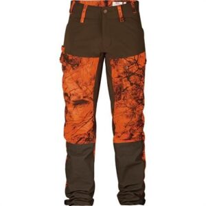 Fjällräven Lappland Hybrid Trousers Mens, Orange Camo