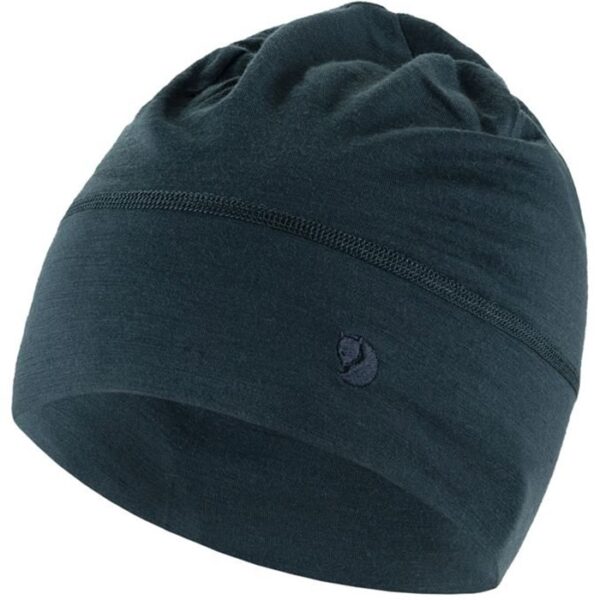 Fjällräven Lite Wool Beanie-Mørkeblå - Hue