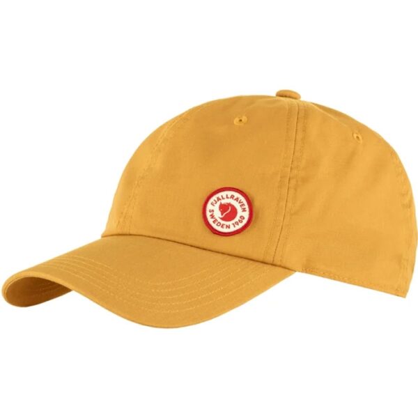 Fjällräven Logo Cap-Gul Gul-L/XL - Baseball cap, kasket