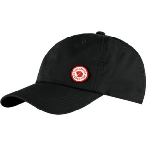 Fjällräven Logo Cap-black-S/M - Baseball cap, kasket