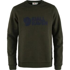 Fjällräven Logo Sweater Herre / Mænd-deep Grøn-L - Trøjer