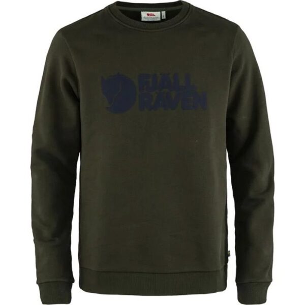 Fjällräven Logo Sweater Herre / Mænd-deep Grøn-L - Trøjer