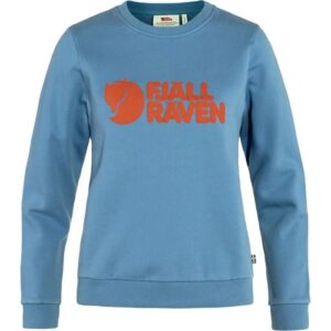 Fjällräven Logo Sweater Kvinder / Damer-dawn blue-M - Trøjer