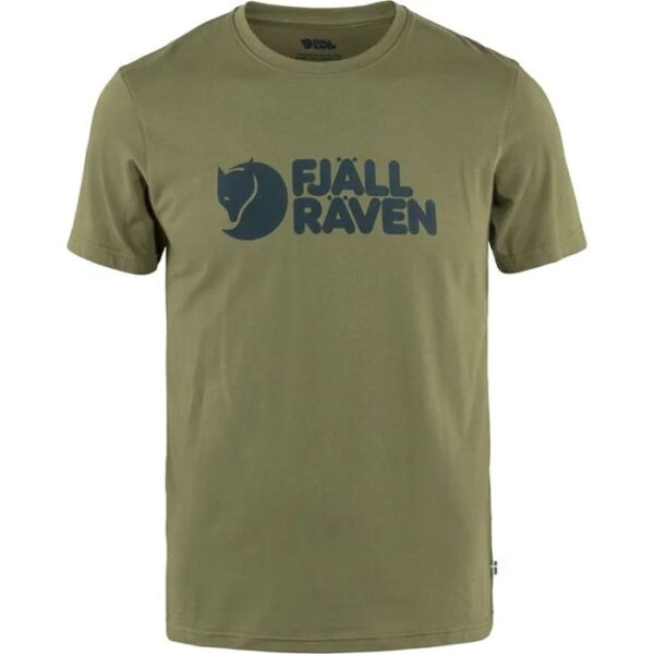 Fjällräven Logo T-Shirt Herre / Mænd-caper Grøn-L - T-Shirt, Polo-shirt
