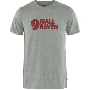 Fjällräven Logo T-Shirt Herre / Mænd-grey melange-M - T-Shirt, Polo-shirt