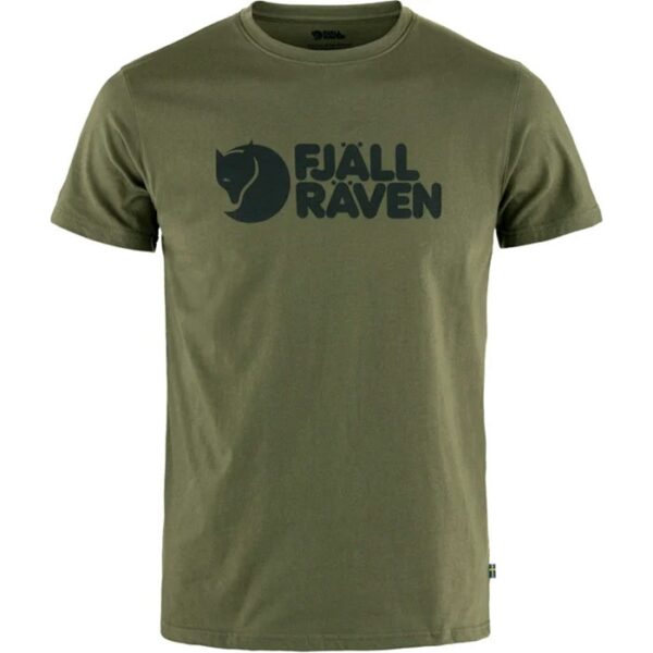 Fjällräven Logo T-Shirt Herre / Mænd-laurel Grøn-2XL - T-Shirt, Polo-shirt