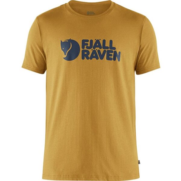 Fjällräven Logo T-Shirt Herre / Mænd-ochre-2XL - T-Shirt, Polo-shirt