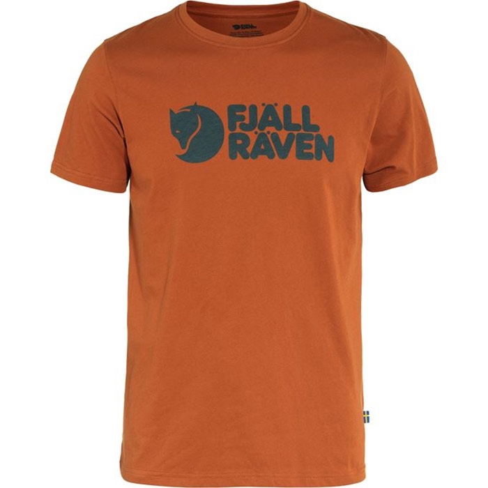 Fjällräven Logo T-Shirt Herre / Mænd-terracotta brown-2XL - T-Shirt, Polo-shirt