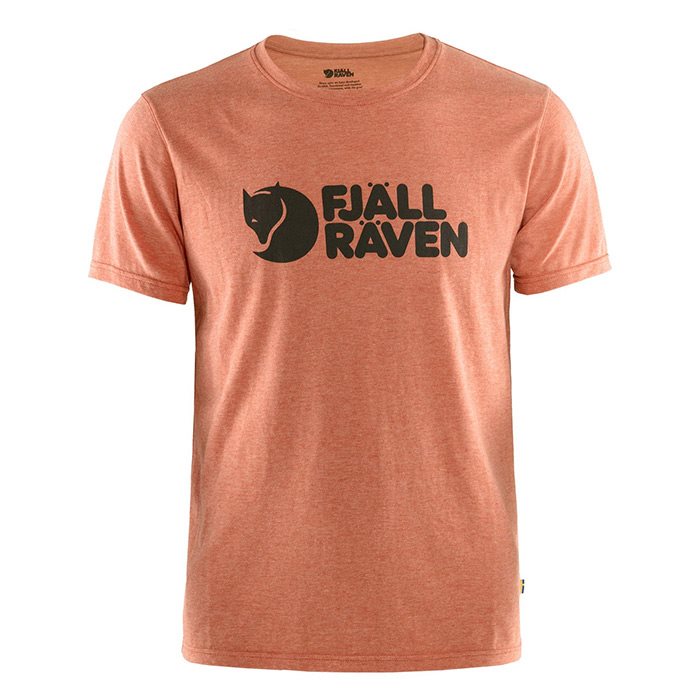 Fjällräven Logo T-Shirt Men-rowan red-2XL