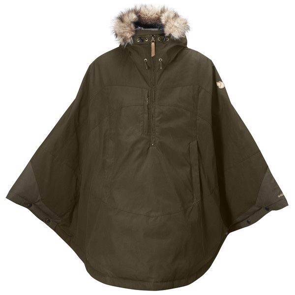Fjällräven Luhkka kappe-dark olive-S - Jakker