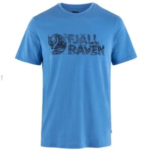 Fjällräven Lush Logo T-Shirt-UN Blå-2XL - T-Shirt, Polo-shirt