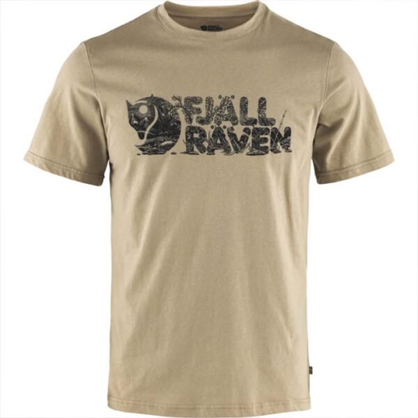 Fjällräven Lush Logo T-Shirt-fosil-XL - T-Shirt, Polo-shirt