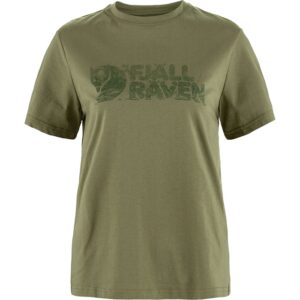 Fjällräven Lush T-Shirt Kvinder / Damer-Grøn-L - T-Shirts