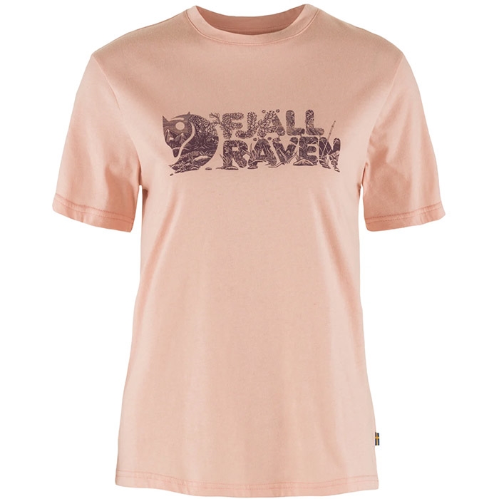 Fjällräven Lush T-Shirt Kvinder / Damer-chalk rose-L - T-Shirts