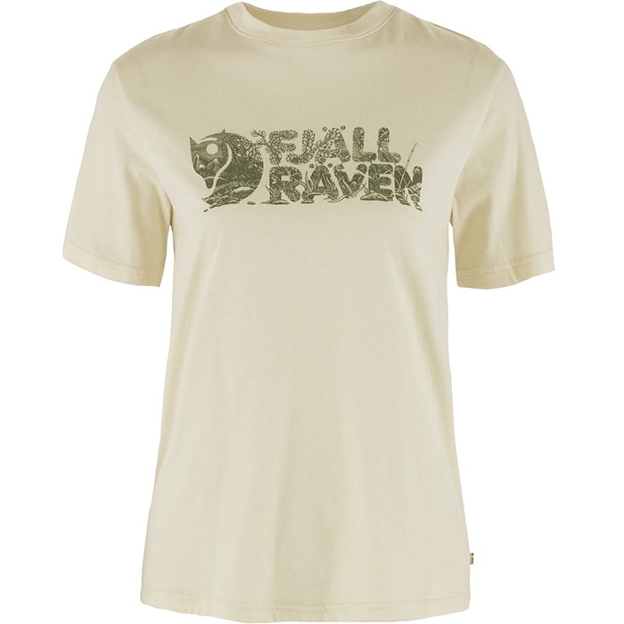 Fjällräven Lush T-Shirt Kvinder / Damer-chalk white-L - T-Shirts