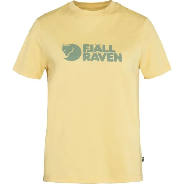 Fjällräven Mais Yellow Tee Logo Dame T-Shirt S