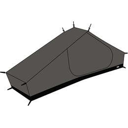 Fjällräven Mesh Inner Tent Lite 1 Sort Indertelte