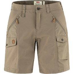 Fjällräven Nikka Shorts Curved Dame 44 Brun Outdoor shorts