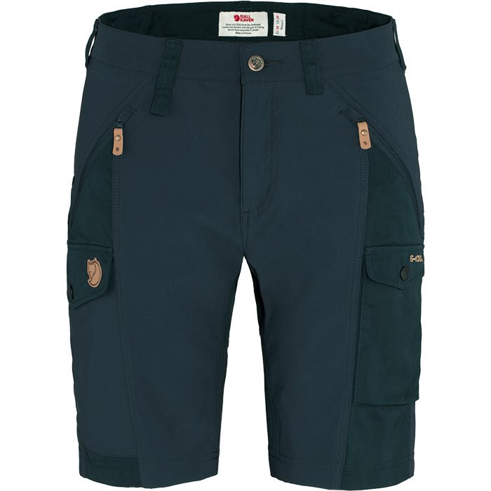 Fjällräven Nikka Shorts Curved Woman-dark navy-38 - Shorts