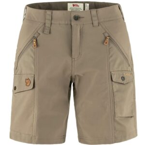 Fjällräven Nikka Shorts Curved Woman-suede brown-38 - Shorts