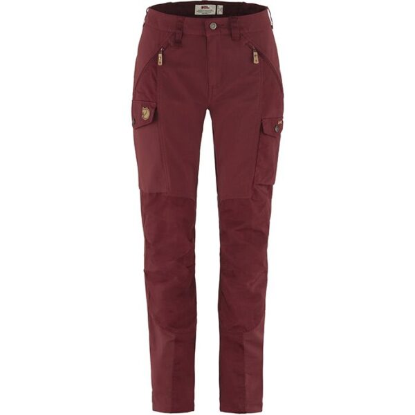 Fjällräven Nikka Trousers Curved W-bordeaux red-34 - Bukser