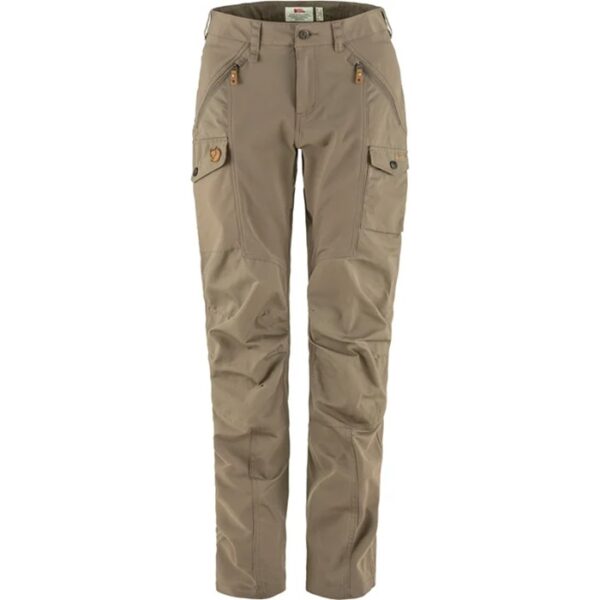 Fjällräven Nikka Trousers Curved W-suede Brun-36 - Bukser