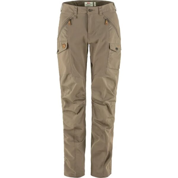 Fjällräven Nikka Trousers Curved W-suede brown-36 - Bukser