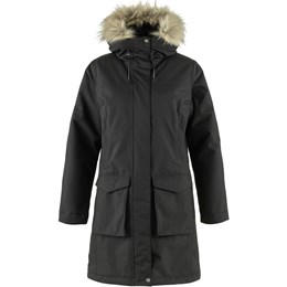 Fjällräven Nuuk Lite Parka Dame L Sort Fiberjakker