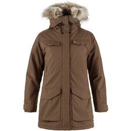 Fjällräven Nuuk Lite Parka Dame XL Brun Fiberjakker
