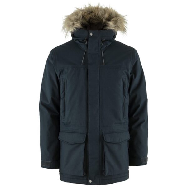 Fjällräven Nuuk Lite Parka Herre / Mænd-Mørkeblå-2XL - Vinterjakker til mænd