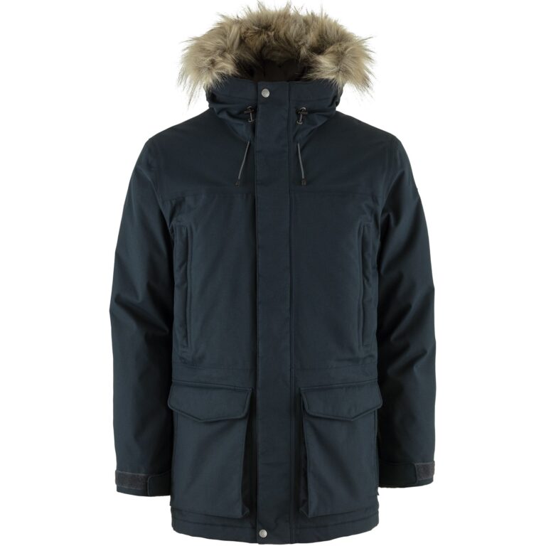 Fjällräven Nuuk Lite Parka Herre S Blå Fiberjakker