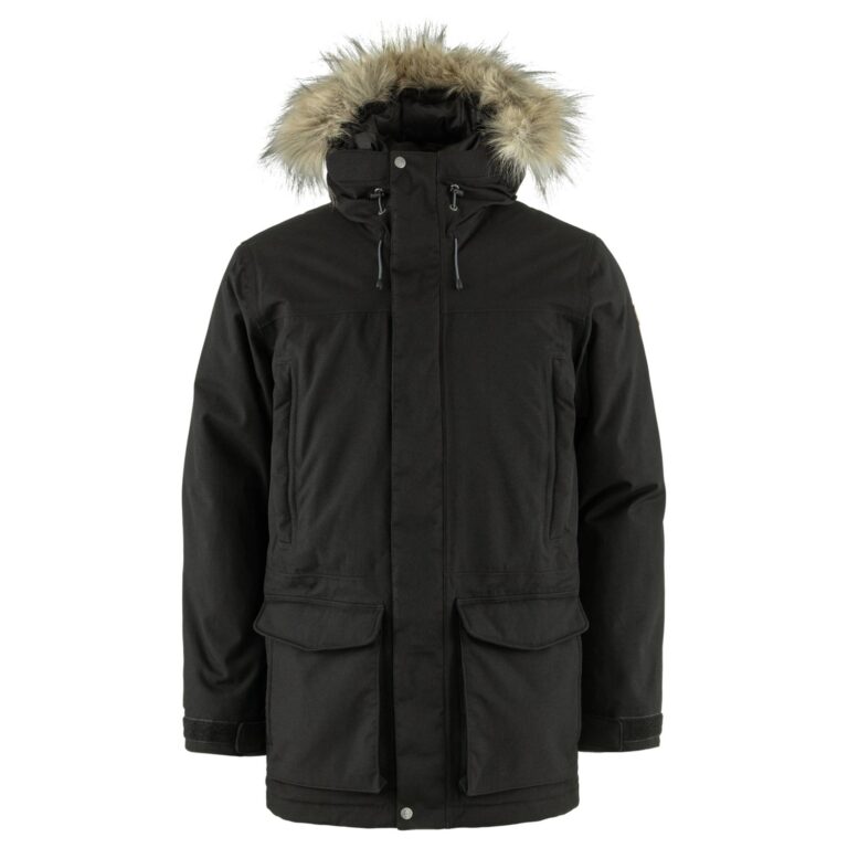 Fjällräven Nuuk Lite Parka Herre S Sort Fiberjakker