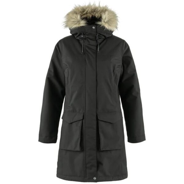 Fjällräven Nuuk Lite Parka Kvinder / Damer-Sort-L - Vinterjakker