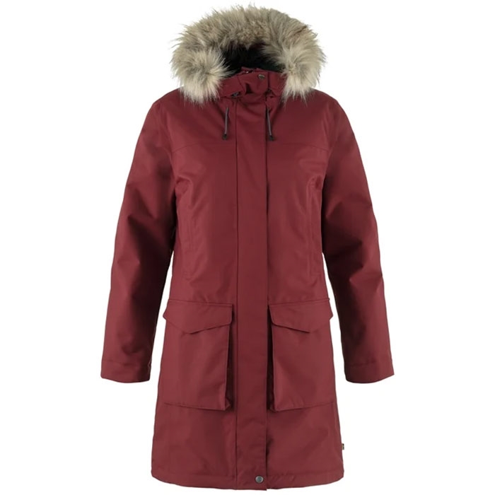 Fjällräven Nuuk Lite Parka Kvinder / Damer-bordeaux red-M - Vinterjakker