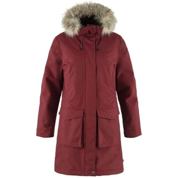 Fjällräven Nuuk Lite Parka Women-bordeaux red-XL - Vinterjakker