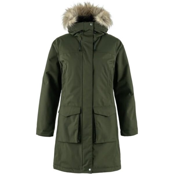 Fjällräven Nuuk Lite Parka Women-deep forest-XL - Vinterjakker