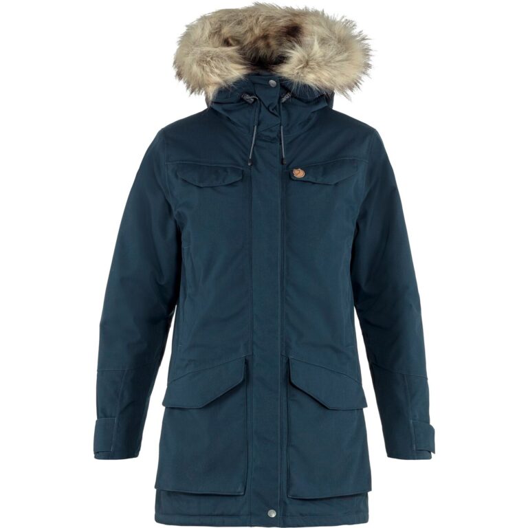 Fjällräven Nuuk Parka Dame L Blå Fiberjakker