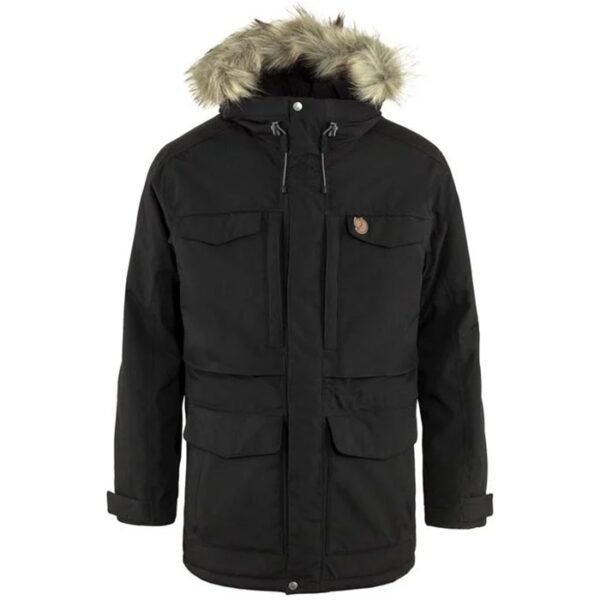 Fjällräven Nuuk Parka Herre / Mænd-Sort-3XL - Vinterjakker til mænd