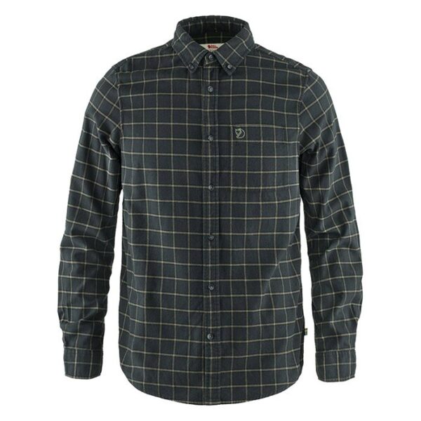 Fjällräven Övik Flannel Shirt Men-dark grey-M - Skjorter