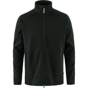 Fjällräven Övik Fleece Sweater Herre / Mænd, black-L - Fleecejakker