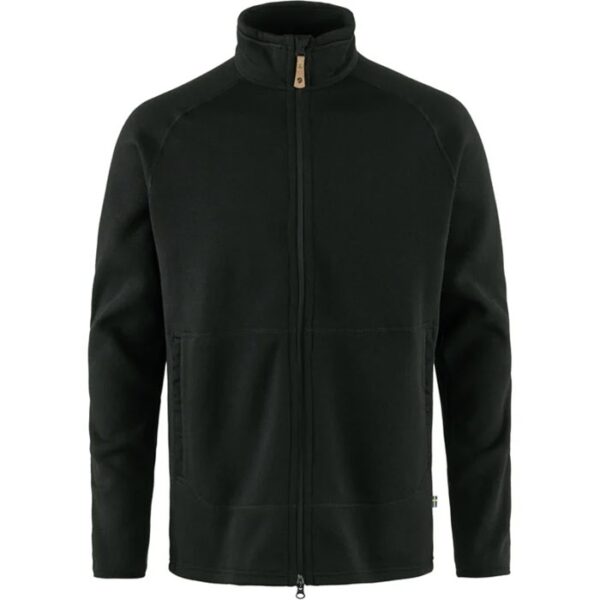 Fjällräven Övik Fleece Sweater Herre / Mænd, black-L - Fleecejakker