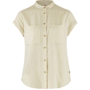 Fjällräven Övik Hemp Shirt SS W-chalk white-XL - Skjorter