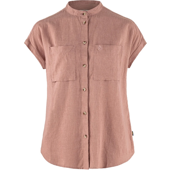 Fjällräven Övik Hemp Shirt SS W-dusty rose-M - Skjorter