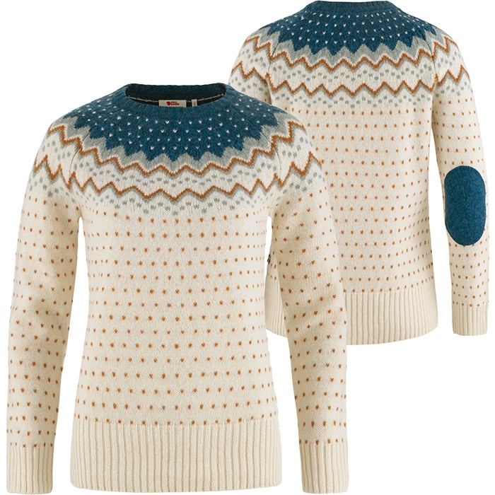 Fjällräven Övik Knit Sweater W-glacier green-XL - Trøjer